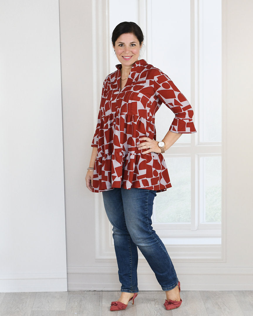 Papierschnittmuster lillesol women No.64 Biesen-Kleid & Tunika "Laurelia"