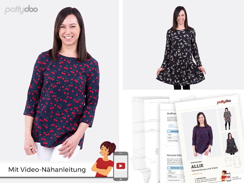 Bluse und Kleid "ALLIE" von pattydoo