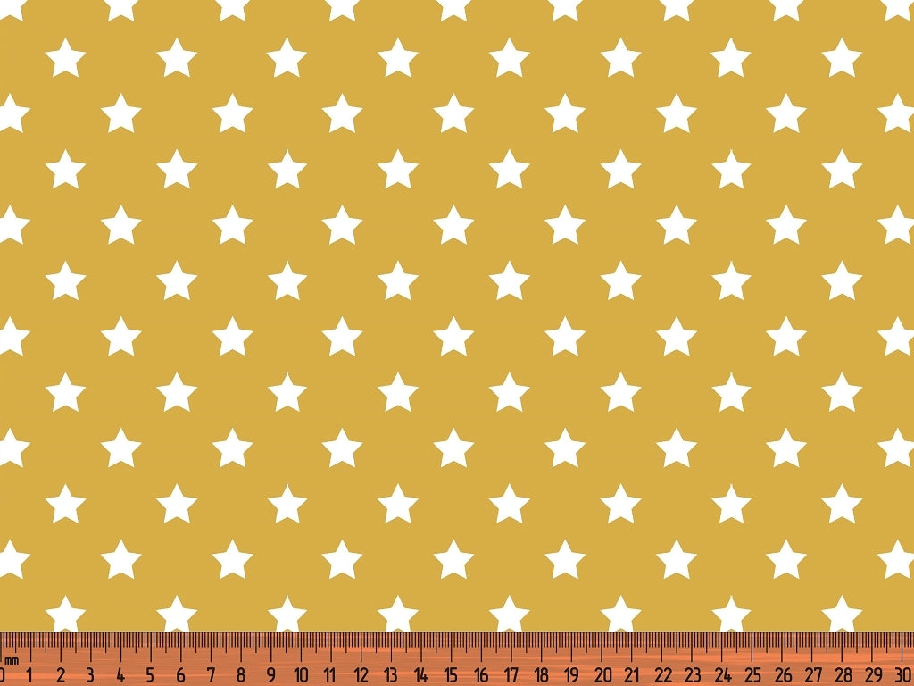 Jersey Baumwolle, Streifen, Sterne Elefanten in ocker, dunkelgrau, weiß