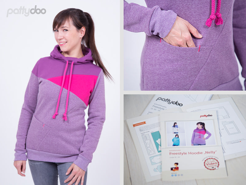 Nähpaket - Hoodie "Nelly"