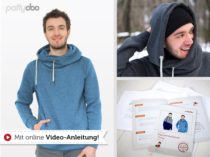 Nähpaket - Hoodie "Tony"
