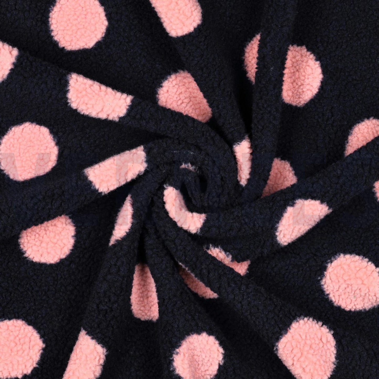 Teddy Fleece "Punkte" Navy