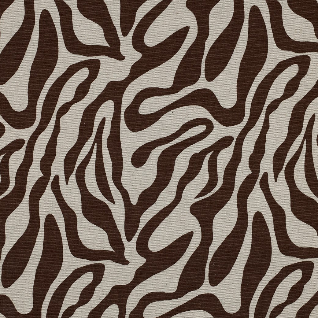 Canvas "Animal Print" Braun