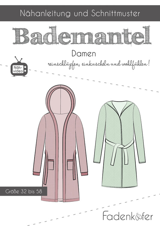 "Bademantel" für Damen von Fadenkäfer