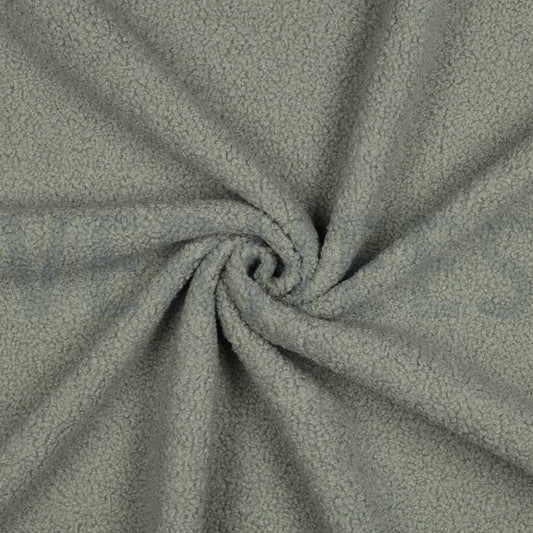 Teddy Fleece double sided-old green