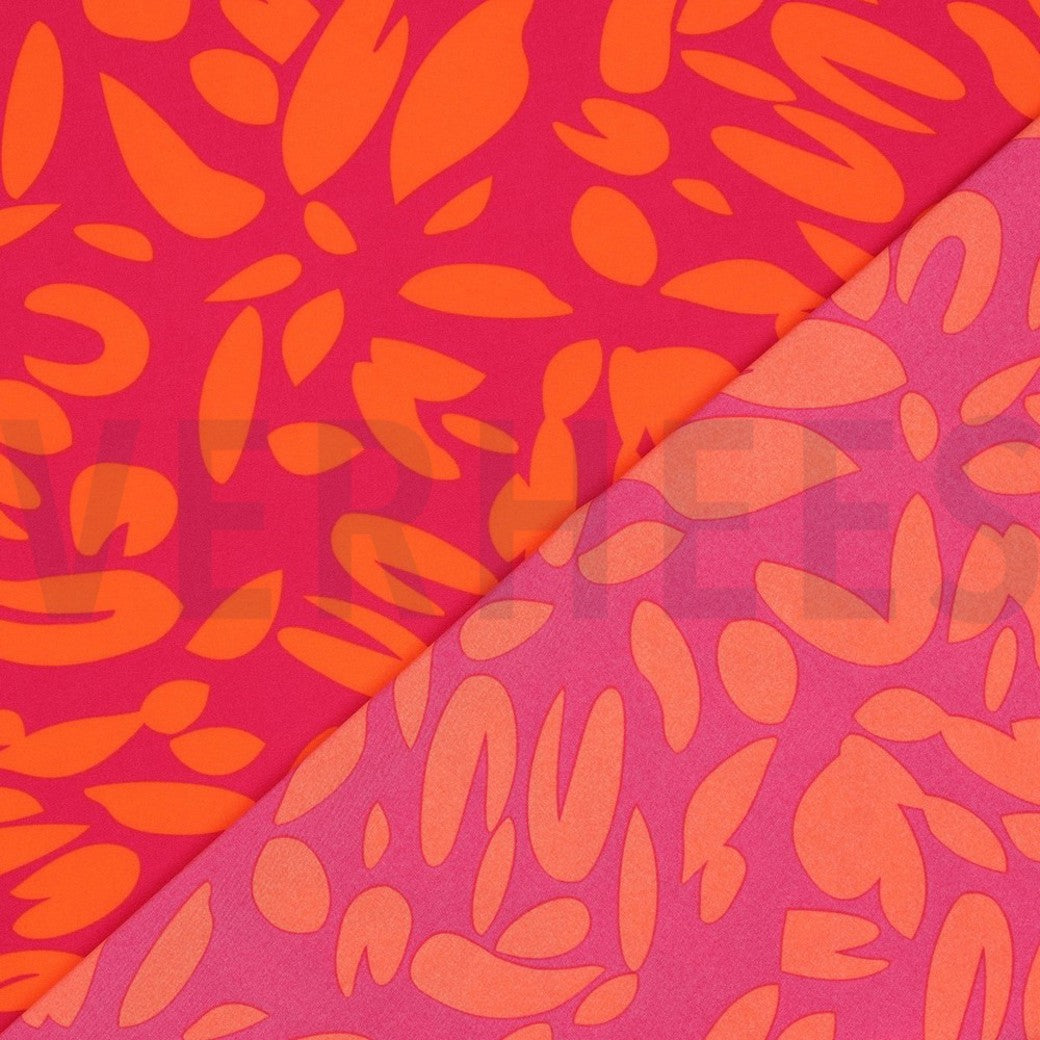 Magnolia Stretch "Abstract" Fuchsia