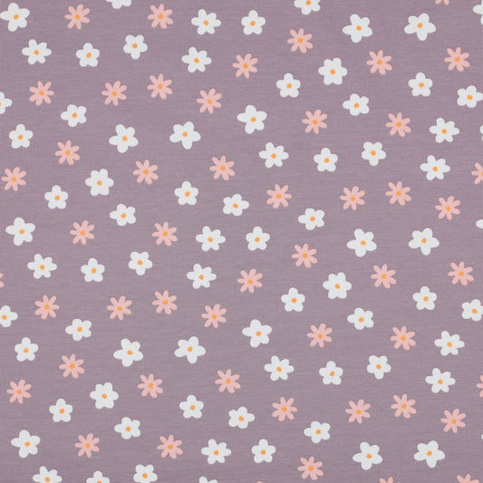 Bio-Jersey Druck "Blümchen"