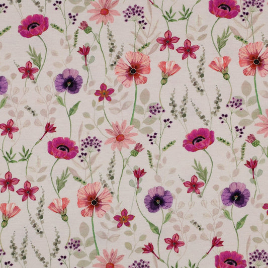 Jersey Druck "Flowers"