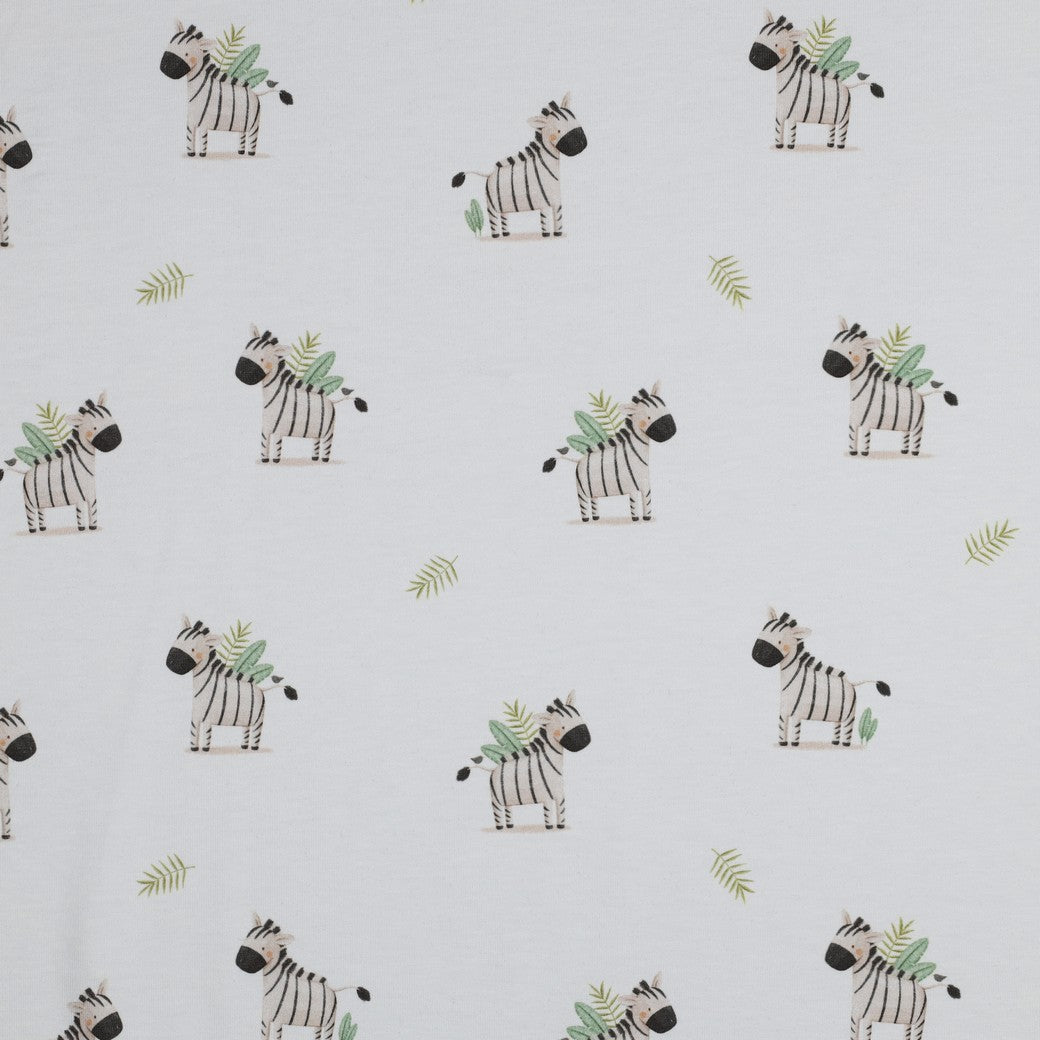 Bio- Jersey Druck "Zebra" weiß