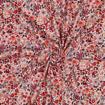 Rib Jersey Stoff digital bedruckt Flowers peach