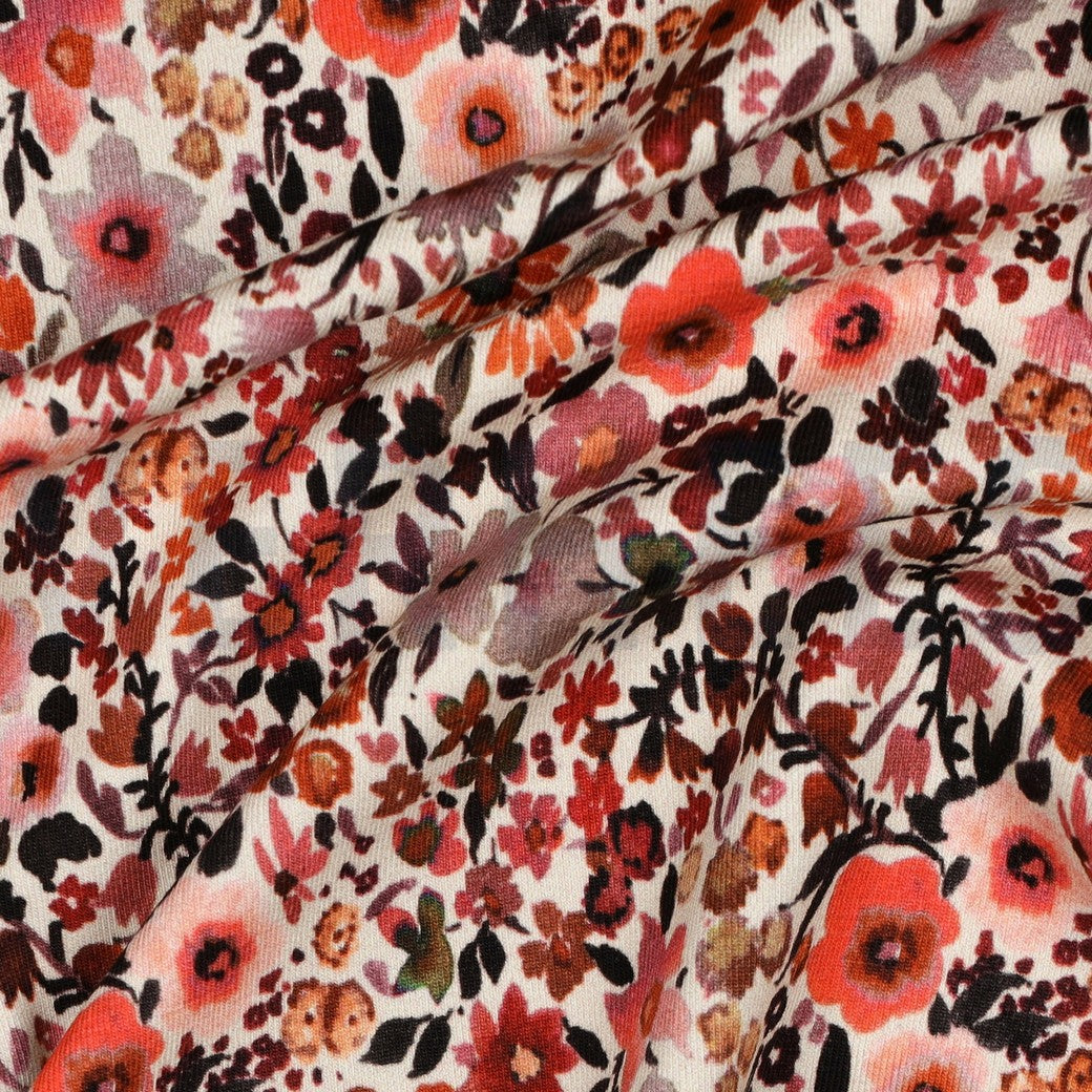 Bio- Jersey Druck "Blumen"