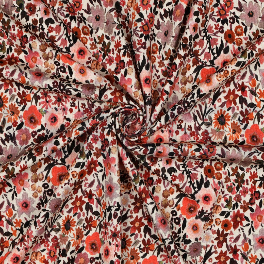 Bio- Jersey Druck "Blumen"