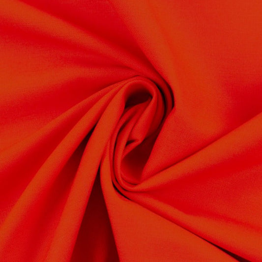 Baumwolle, Webware, "Heide", hochrot