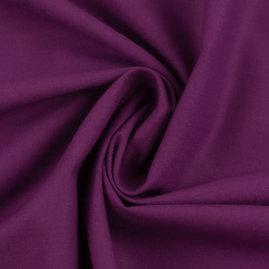 Baumwolle, Webware, "Heide", lila