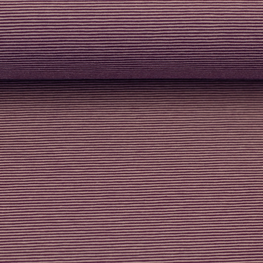 Jersey "Bella" bordeaux/altrosa