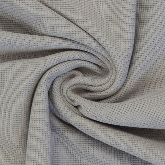 Waffeljersey "Clarissa" Hellgrau (col.183)