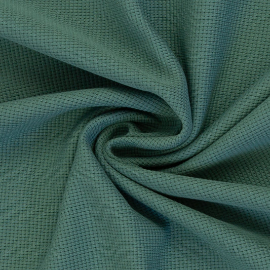 Waffeljersey "Clarissa" Smaragd (col.266)
