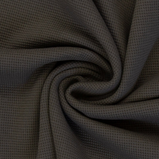 Waffeljersey "Clarissa" Dunkelgrau (col.285)