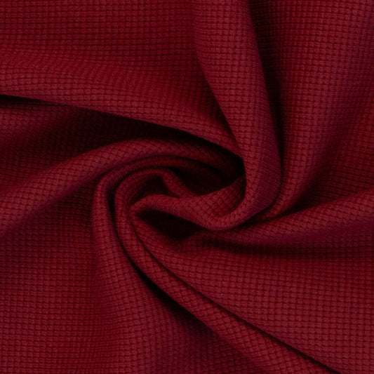 Waffeljersey "Clarissa" burgundy (col.339)