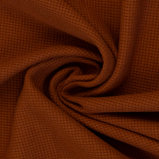 Waffeljersey "Clarissa" kupfer (col.713)