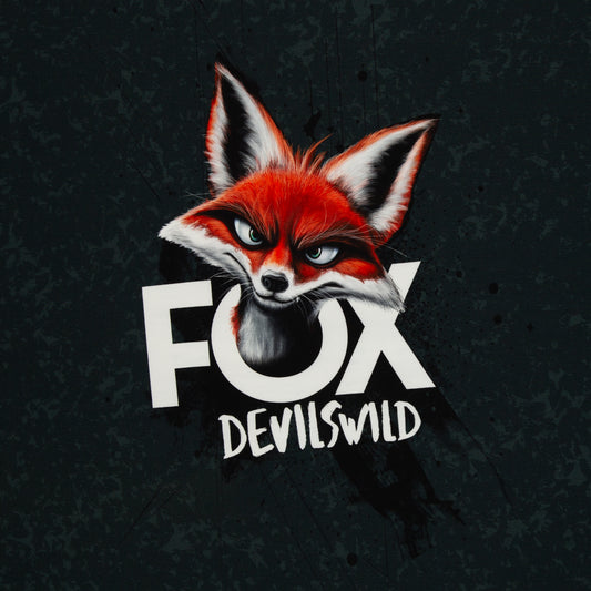 French Terry Panel – Fox Devils Wild by Thorsten Berger
