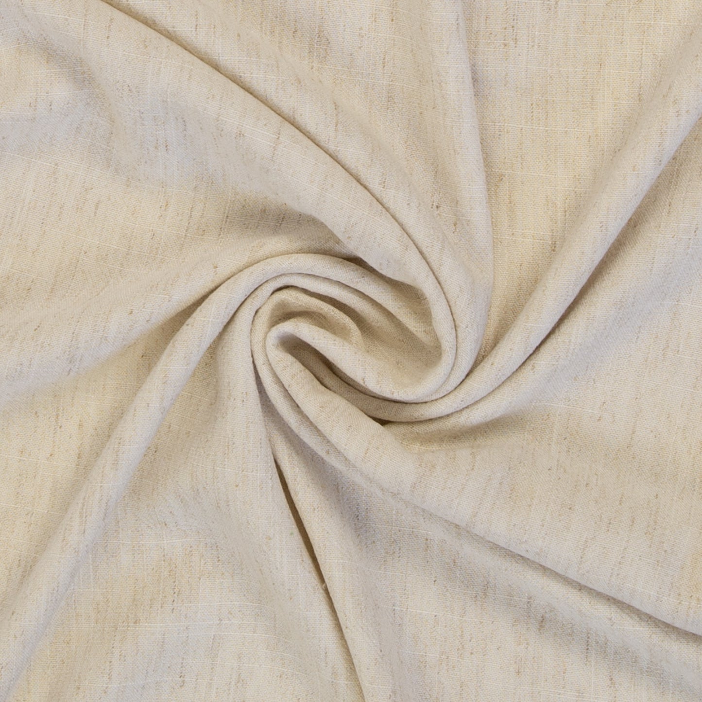 Viskose- Leinen-Beige meliert