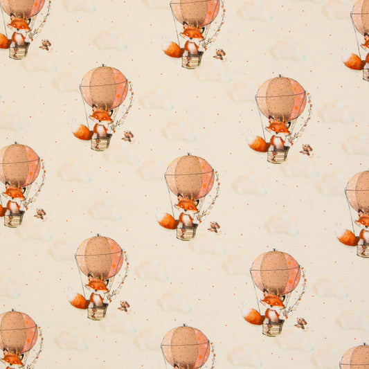 French Terry Little Fox & Friends0