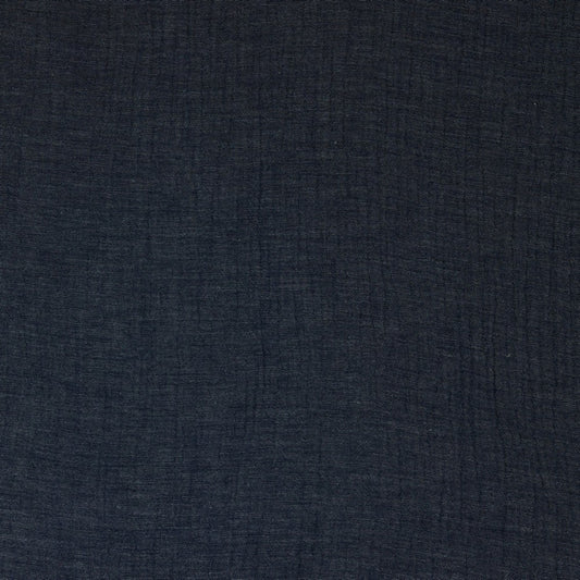 Double Gauze, Musselin, Navy melange