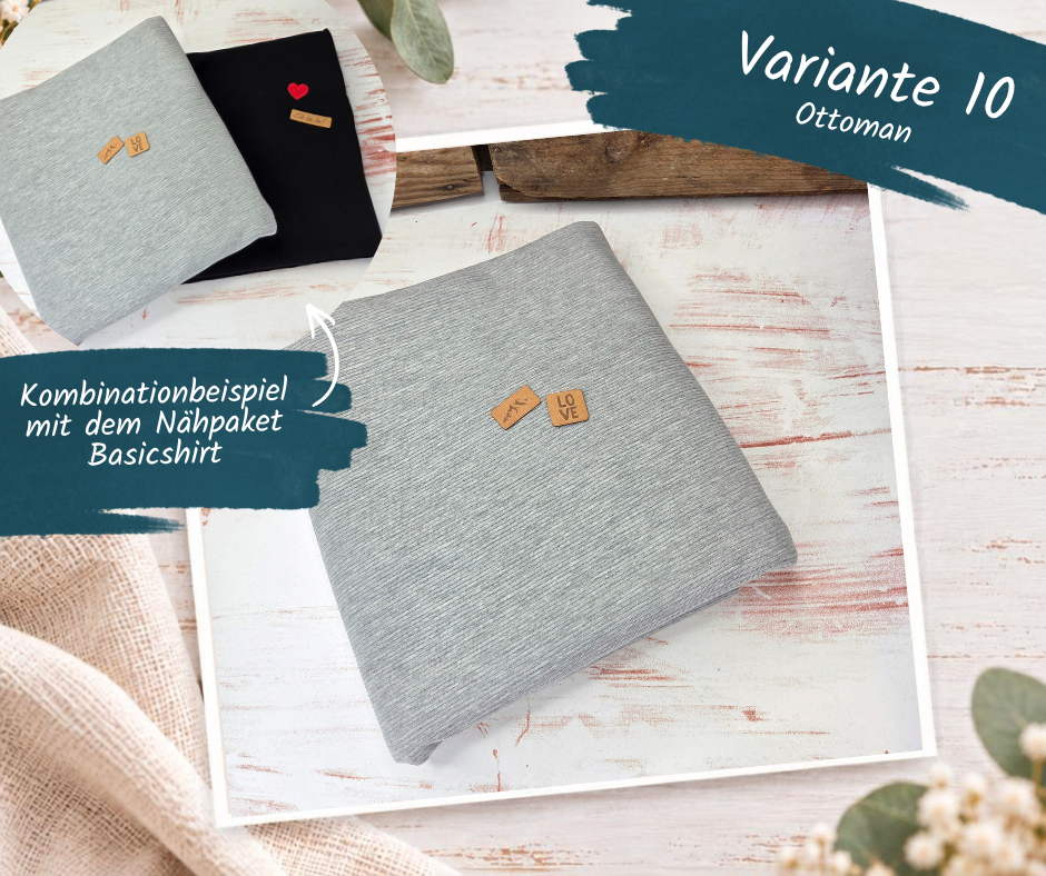 Nähpaket  "Stickjacke Minna" Kinder (92-164