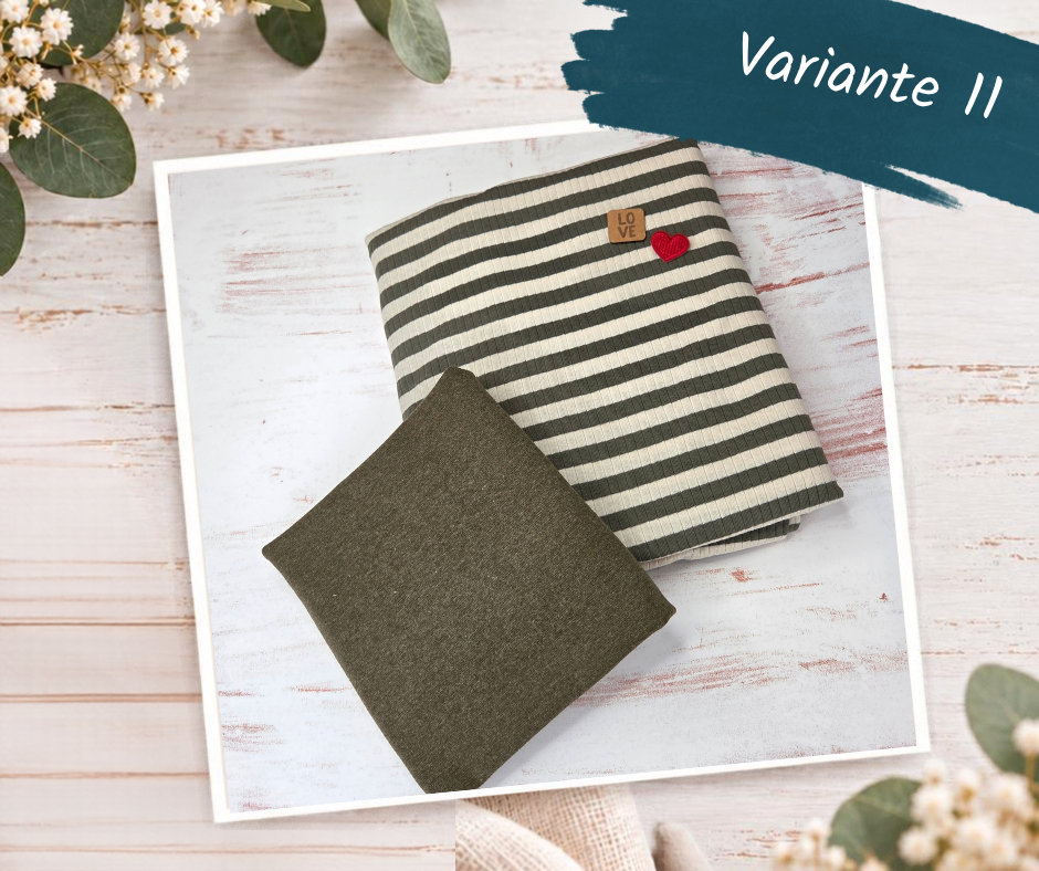 Nähpaket  "Basicshirt" Kinder (74-164)
