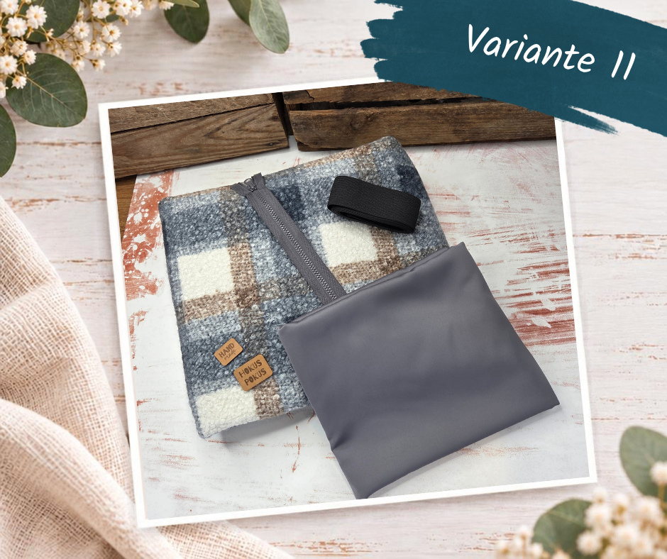 Nähpaket  "Weste" mit Teddyfleece