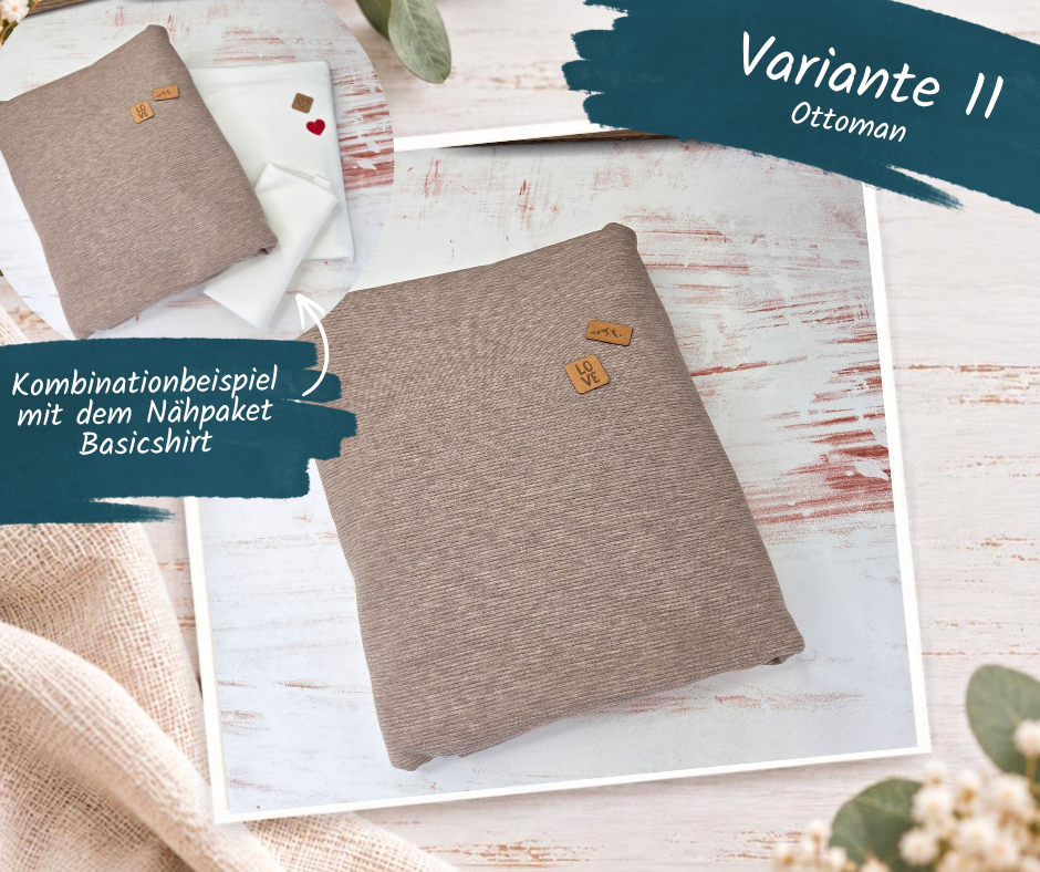 Nähpaket  "Stickjacke Minna" Kinder (92-164