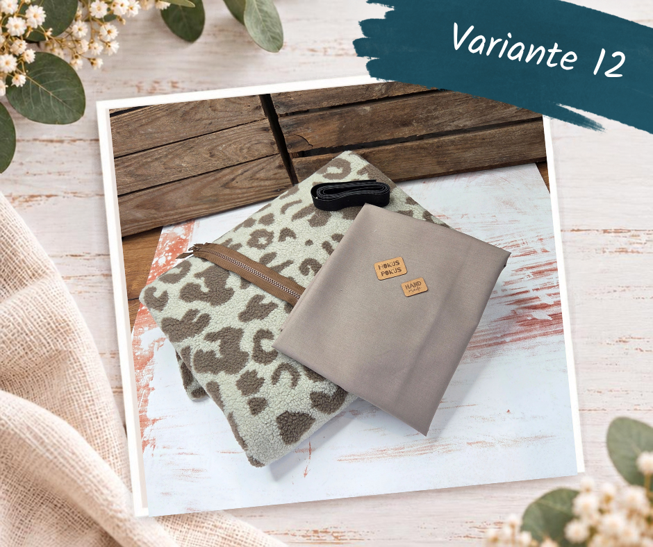 Nähpaket  "Weste" mit Teddyfleece