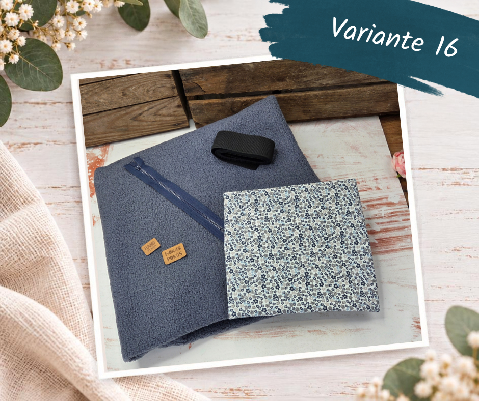 Nähpaket  "Weste" mit Teddyfleece