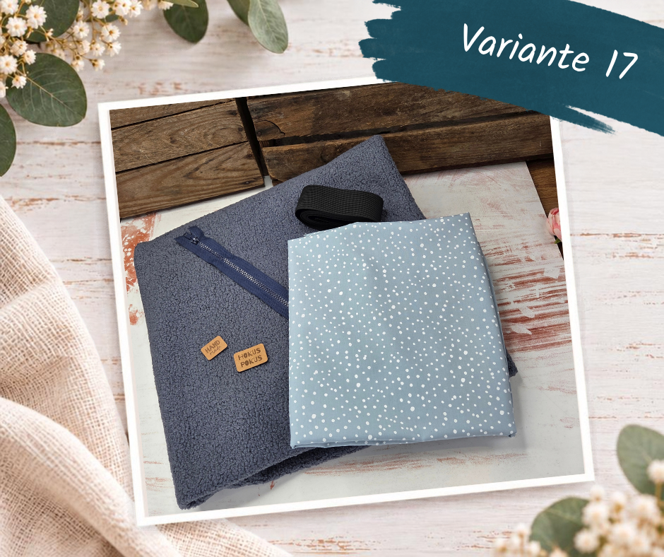 Nähpaket  "Weste" mit Teddyfleece