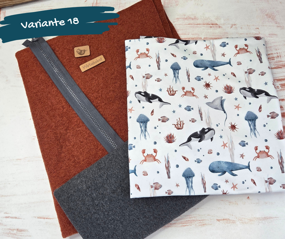 Nähpaket -  "Lyblingsjacke" (Gr.86-134)