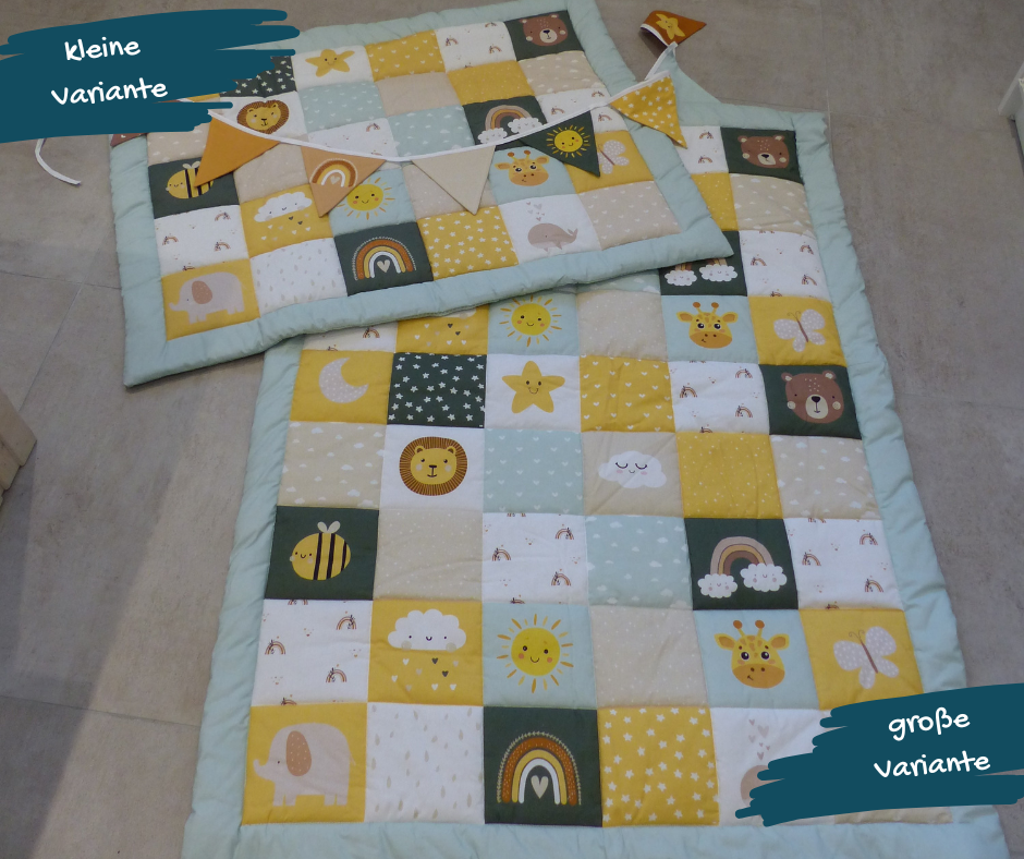 Eigendesign, Nähpaket Webware, Krabbeldecke