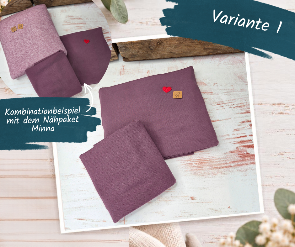Nähpaket  "Basicshirt" Kinder (74-164)