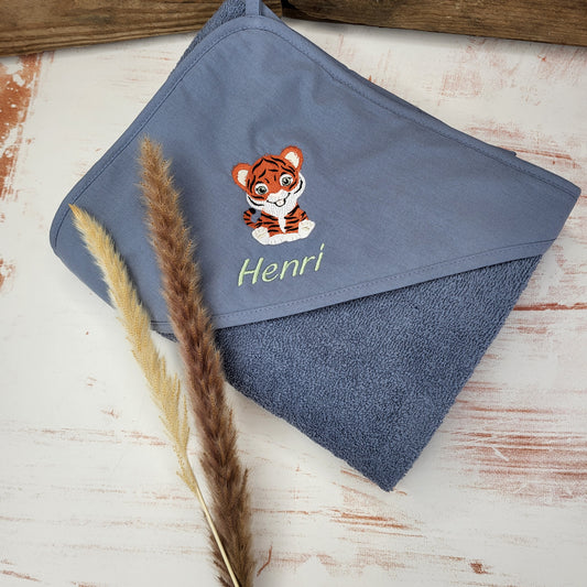Kapuzenhandtuch Tiger