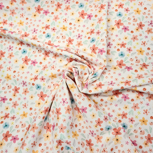 Bio- Jersey Druck "Blumen"