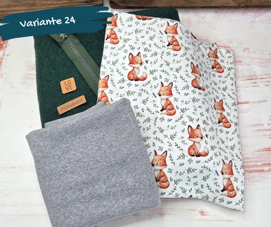Nähpaket -  "Lyblingsjacke" (Gr.86-134)