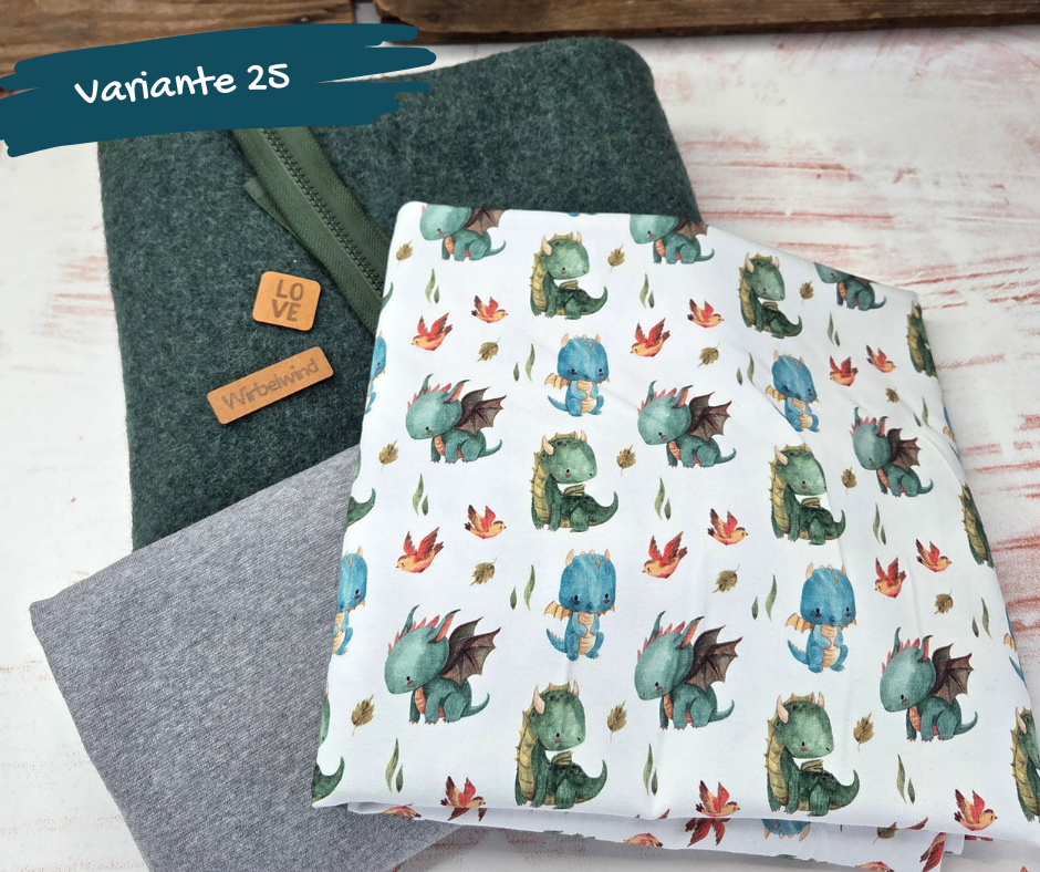Nähpaket -  "Lyblingsjacke" (Gr.86-134)