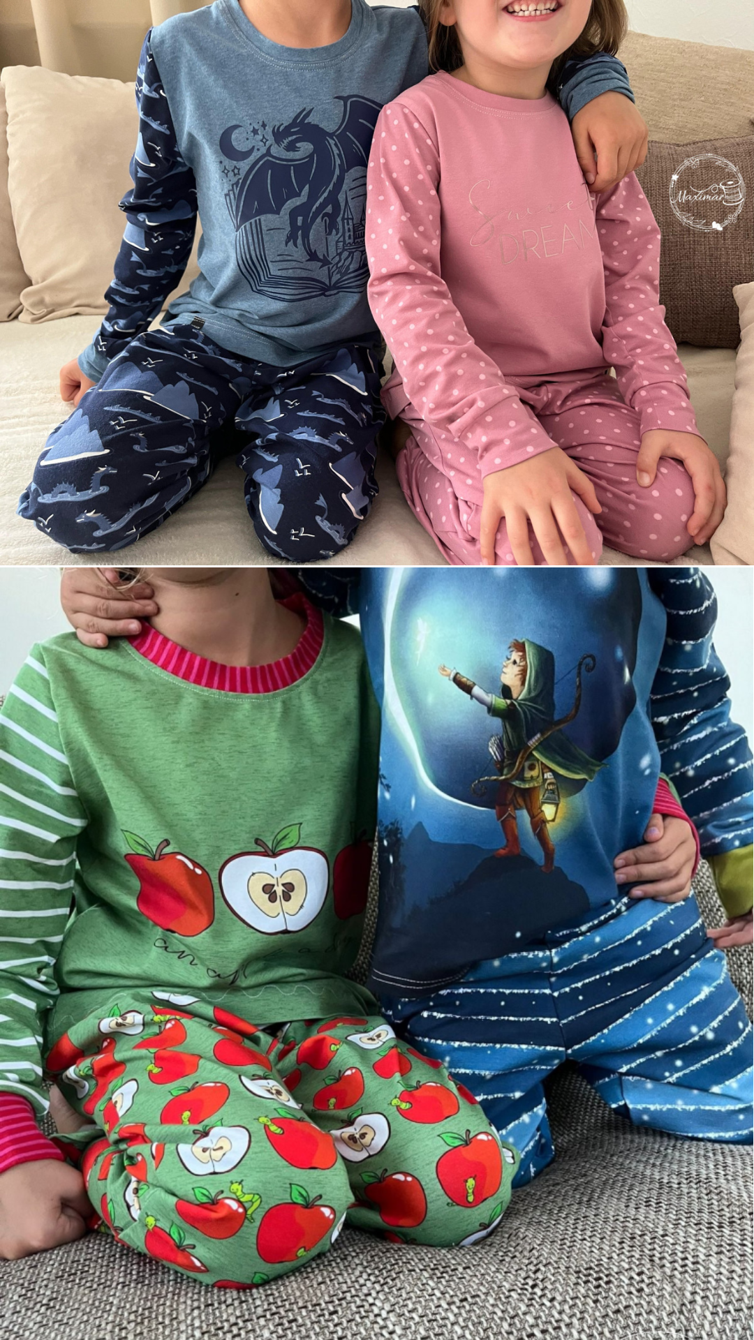 "Schlafanzug" für Kinder von Fadenkäfer