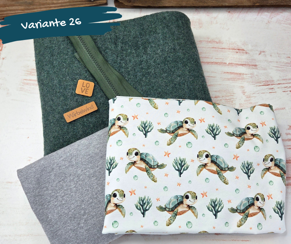 Nähpaket -  "Lyblingsjacke" (Gr.86-134)