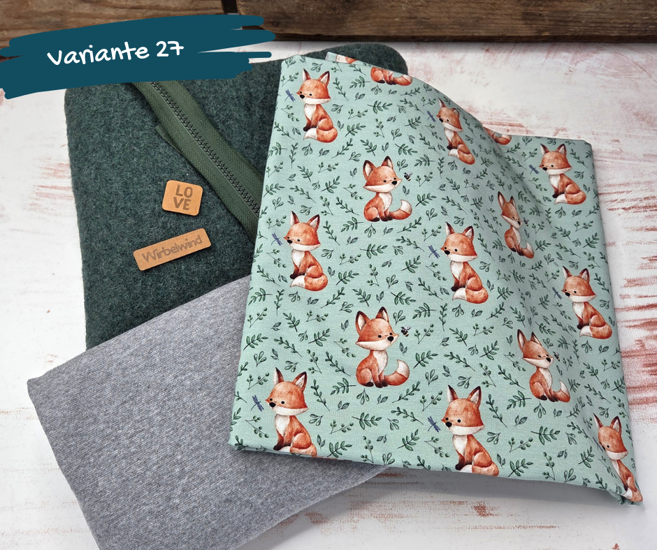 Nähpaket -  "Lyblingsjacke" (Gr.86-134)