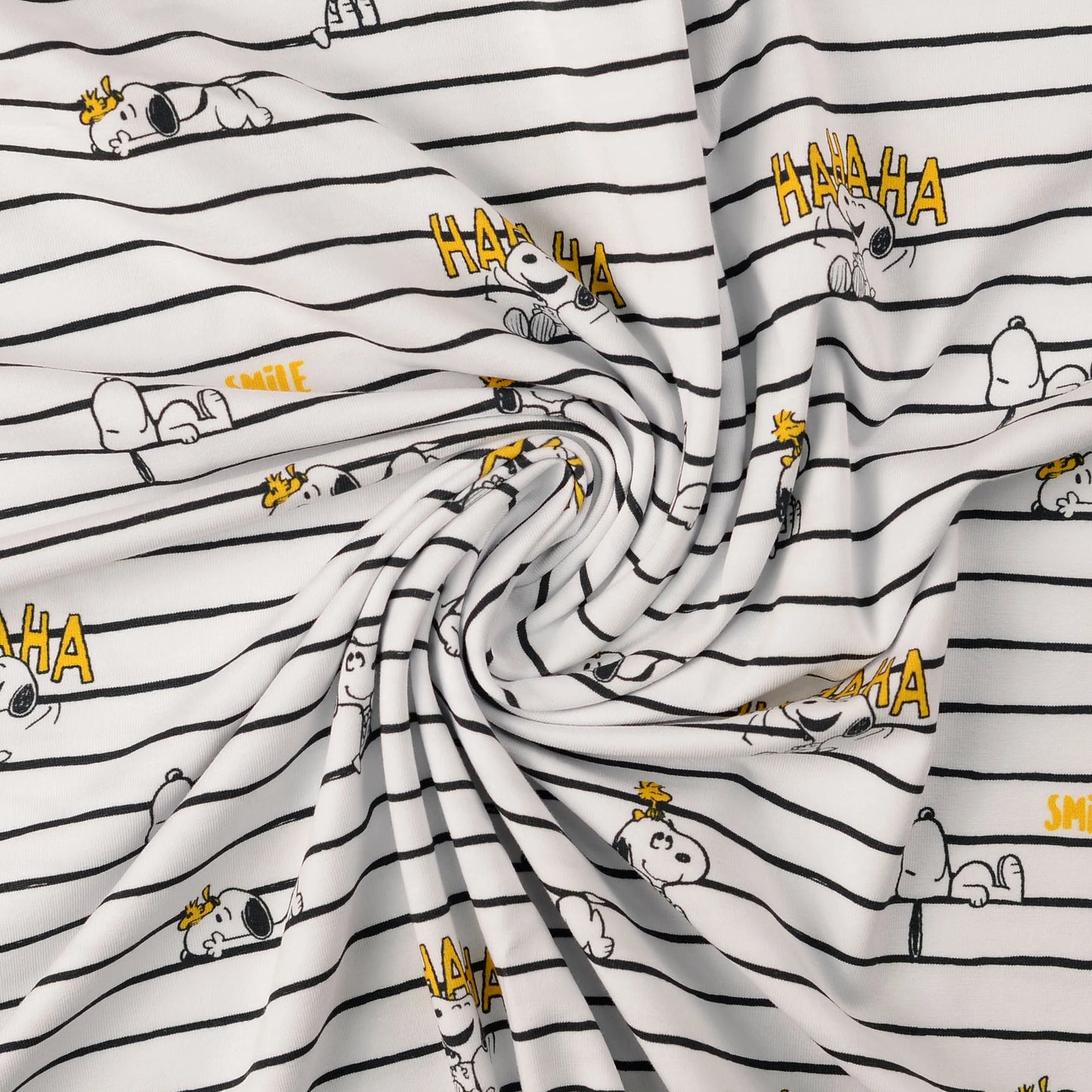 Baumwolle Jersey "Peanuts" weiß