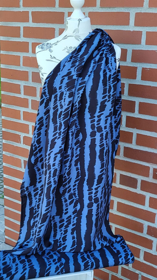 Viskose "Abstrakt" Blau