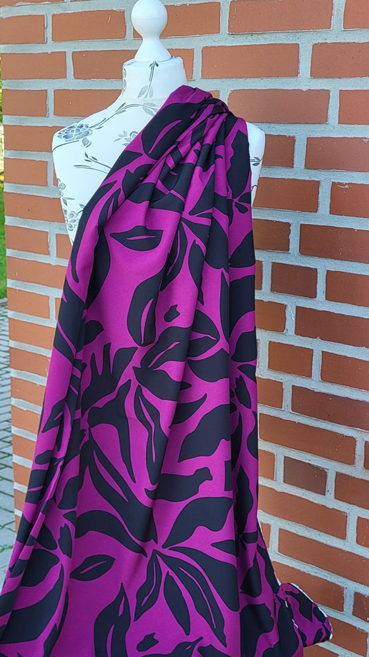 Magnolia Stretch "Blättern" Lila