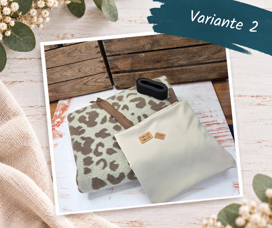 Nähpaket  "Weste" mit Teddyfleece