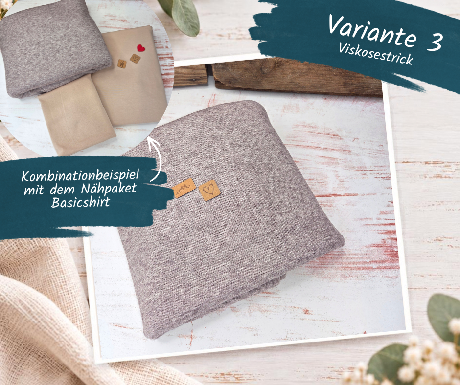 Nähpaket  "Stickjacke Minna" Damen (32-58)
